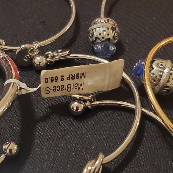 Silver and Gold Cuff Bracelet Bundle - Picture 4 of 7